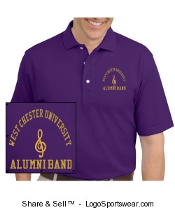 Jerzees Adult SpotShield Jersey Polo  Design Zoom